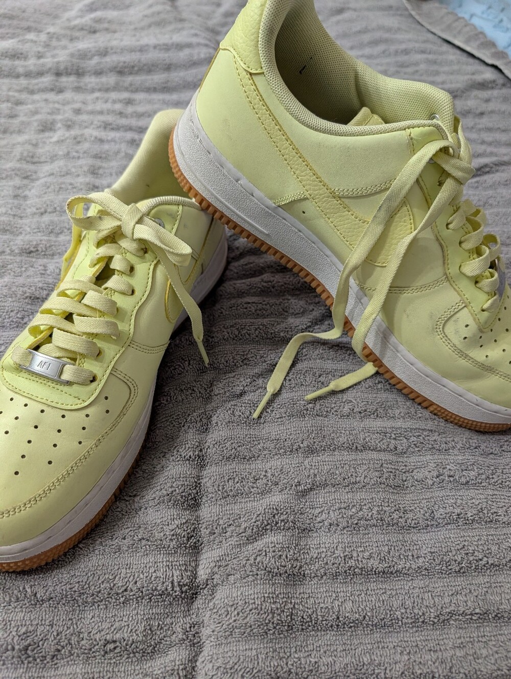 Nike Air Force 1 Women’s Pastel Yellow Low-Top Sneakers